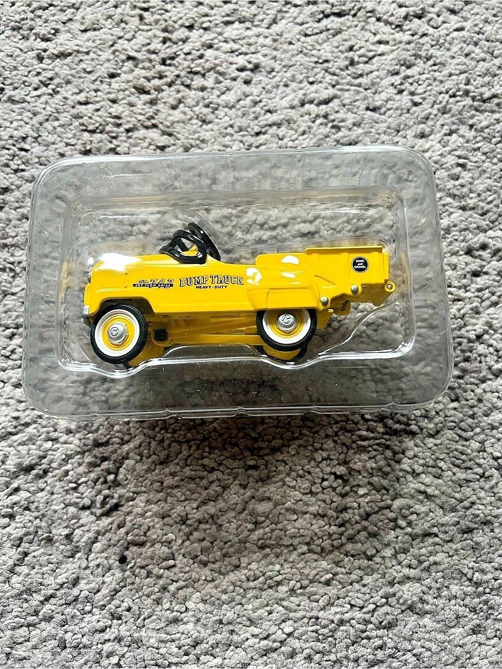 Kiddie Car Classic 1935 Steelcraft by Murray Dump Truck Yellow
